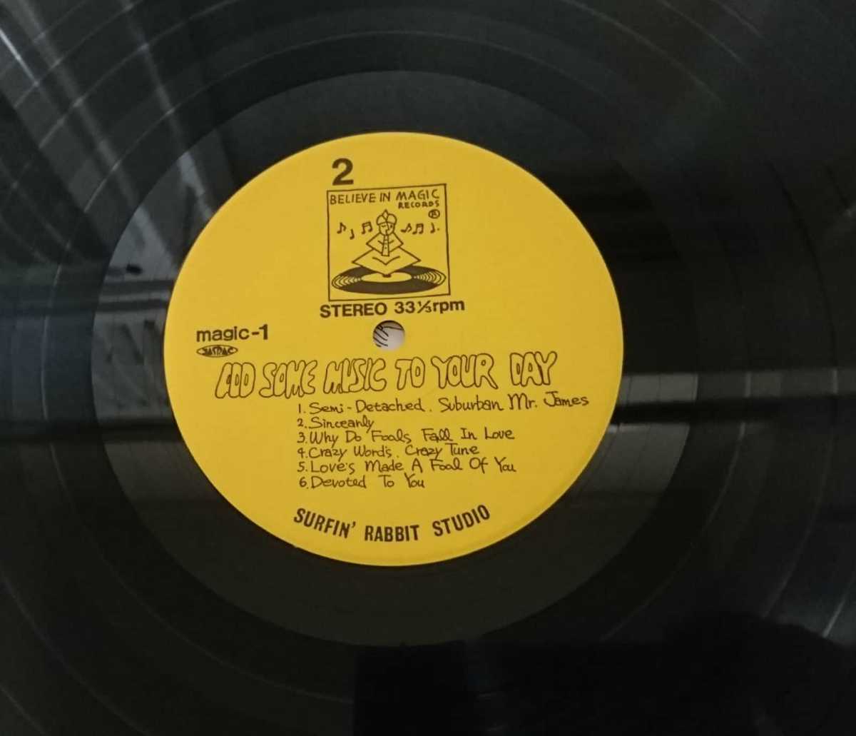 MUSIC TO YOUR SOME DAY 山下達郎 ADD 山下達郎⁄ADD - 美盤！ 稀少盤 