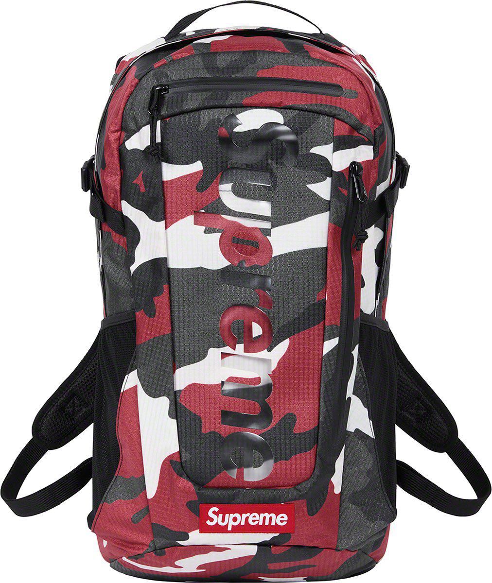 SUPREME 21SS バックパック 美品】21SS SUPREME Red Camo シュプリーム