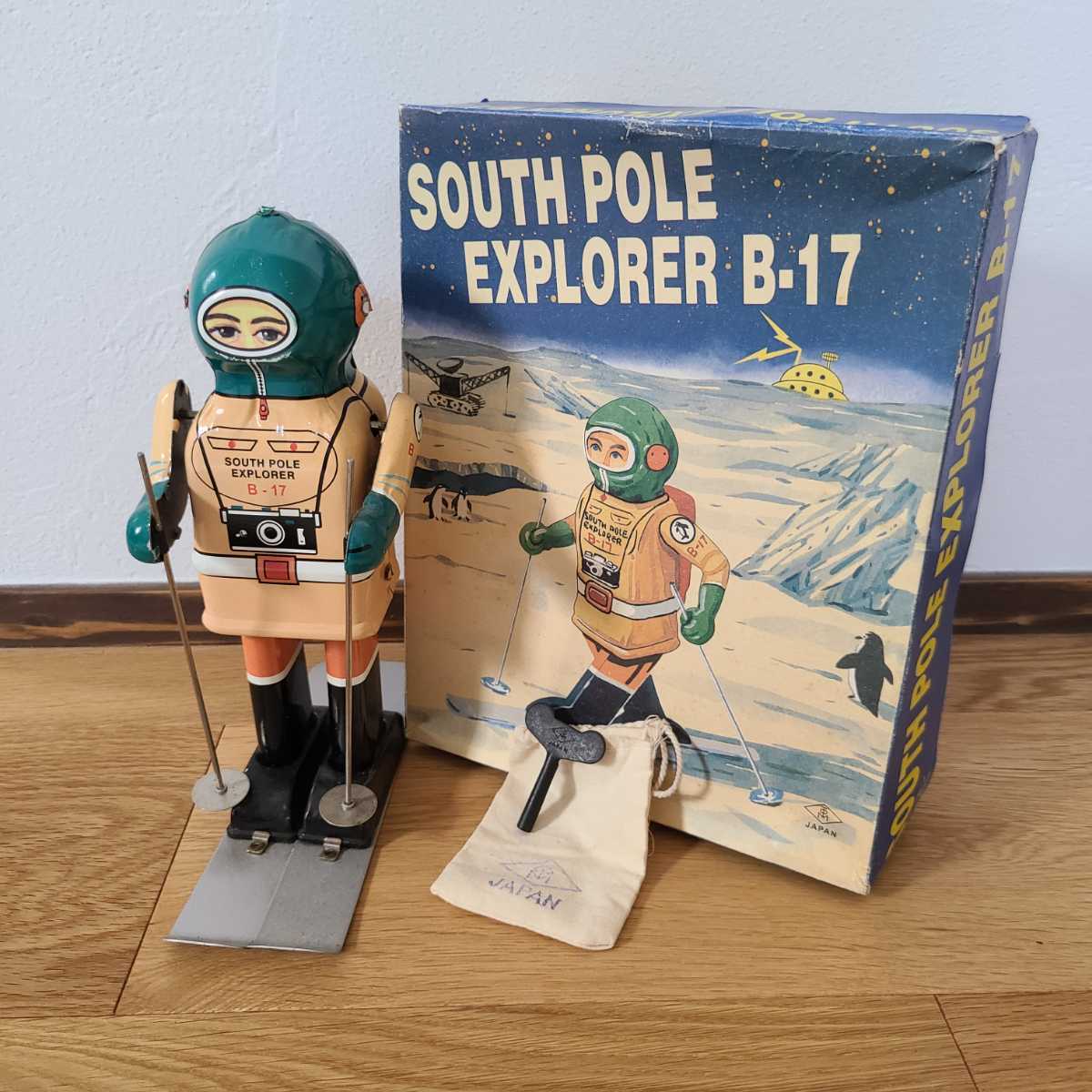 超貴重 SOUTH POLE EXPLORER B-17 第2期南極探検隊 オリジナル ブリキ