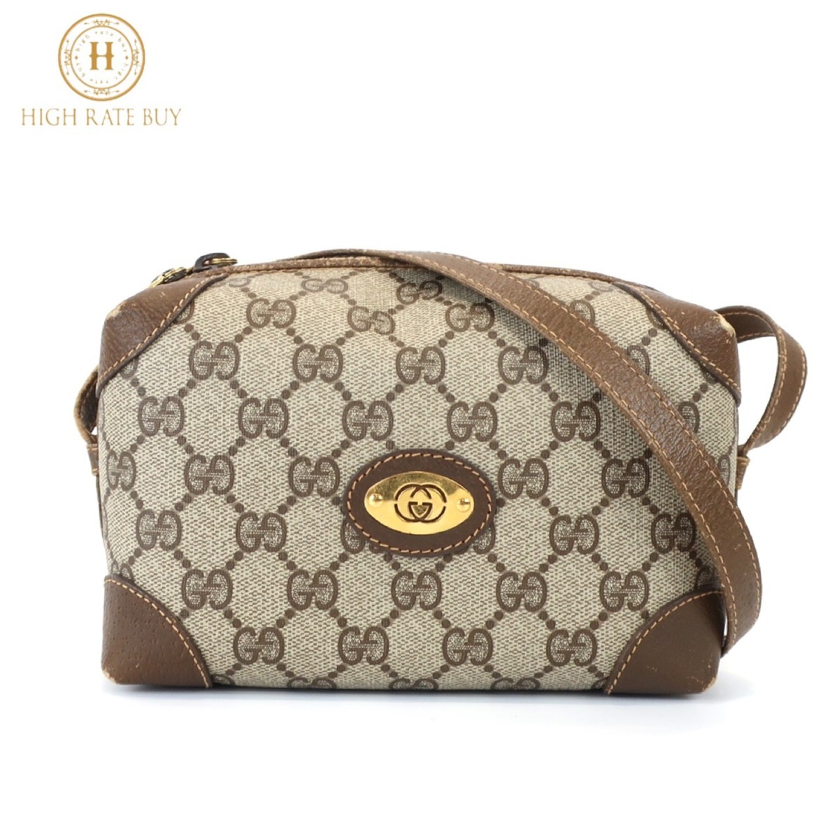 H 1円スタート GUCCI グッチ オールドグッチ シェリーライン GG柄 