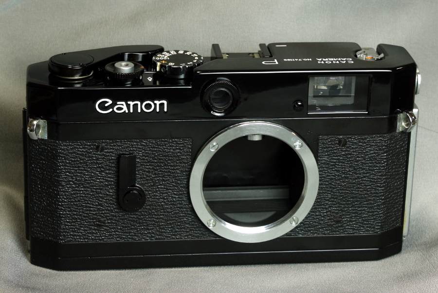 ♪♪Canon キャノンP ☆後塗りブラック、完動・極上品‥‥U122