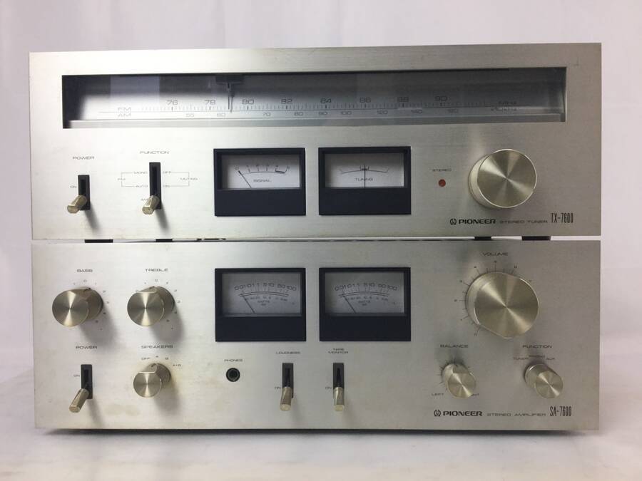 PIONEER SA-7600/TX-7600 プリメインアンプ/チューナー◇現状品