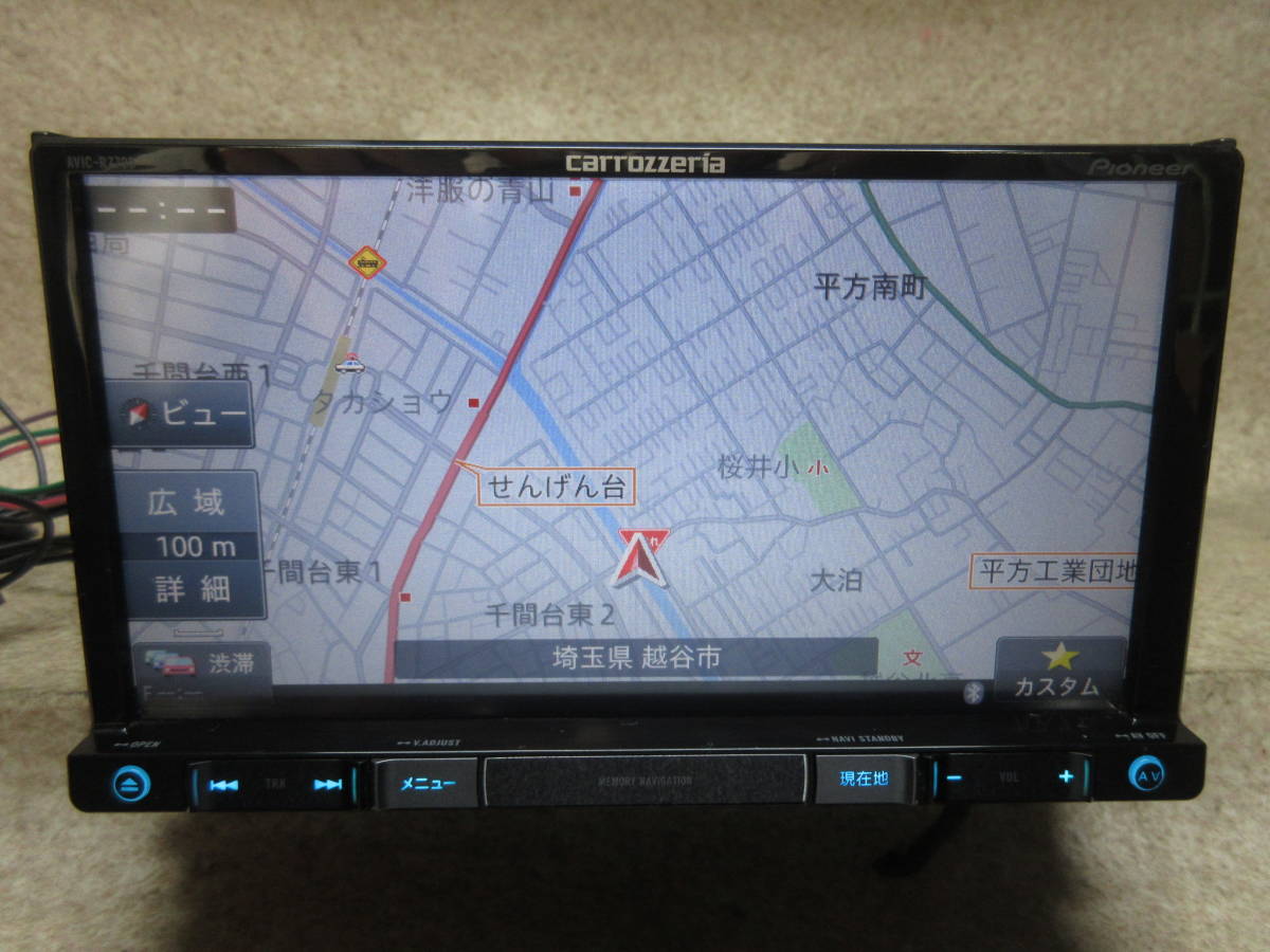 2016年 地図 カロッツェリア AVIC-RZ700 メモリーナビ SD 地デジ DVD