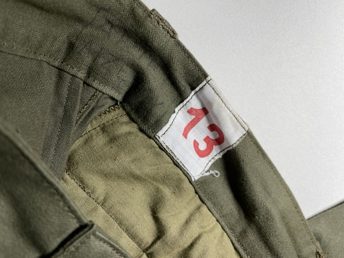 フランス軍　M47 m47 カーゴパンツ　後期 カーゴパンツ M47 M-47 メゾンクラブ CLUB poker