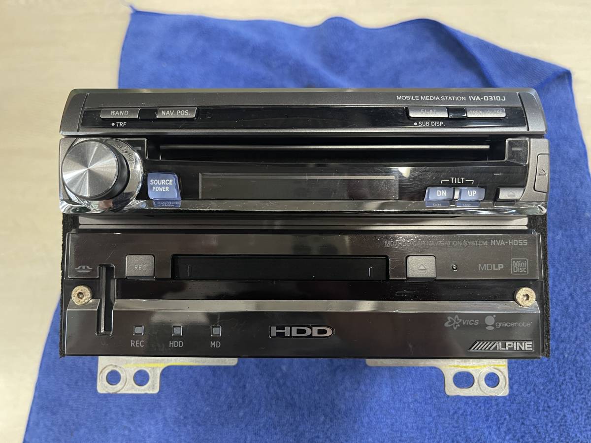 ALPINE IVA-D310J NVA-HD55 アルパイン HDDナビ CD & Mobile