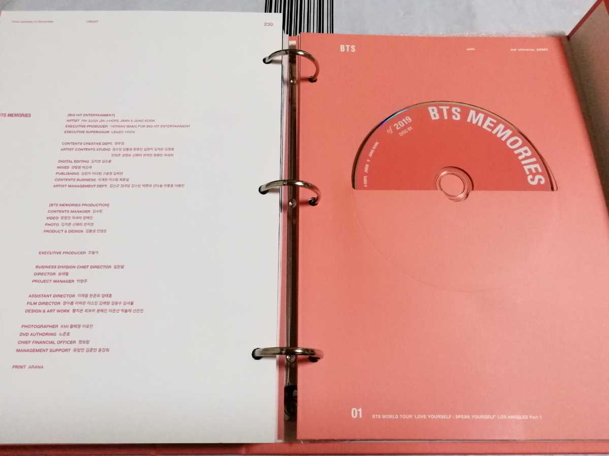 BTS memories 2019 DVD 日本語字幕付き トレカ その他の特典なし 防弾
