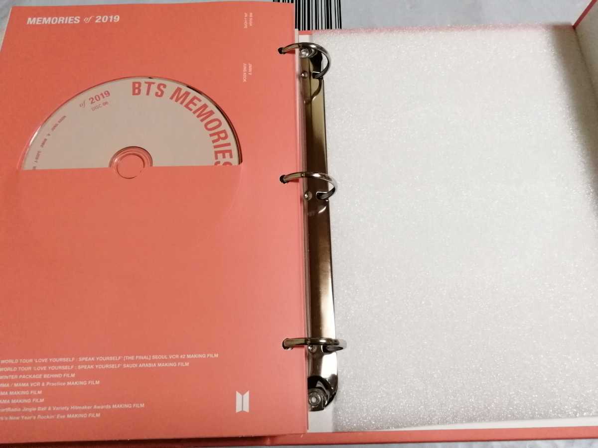 BTS memories 2019 DVD 日本語字幕付き トレカ その他の特典なし 防弾