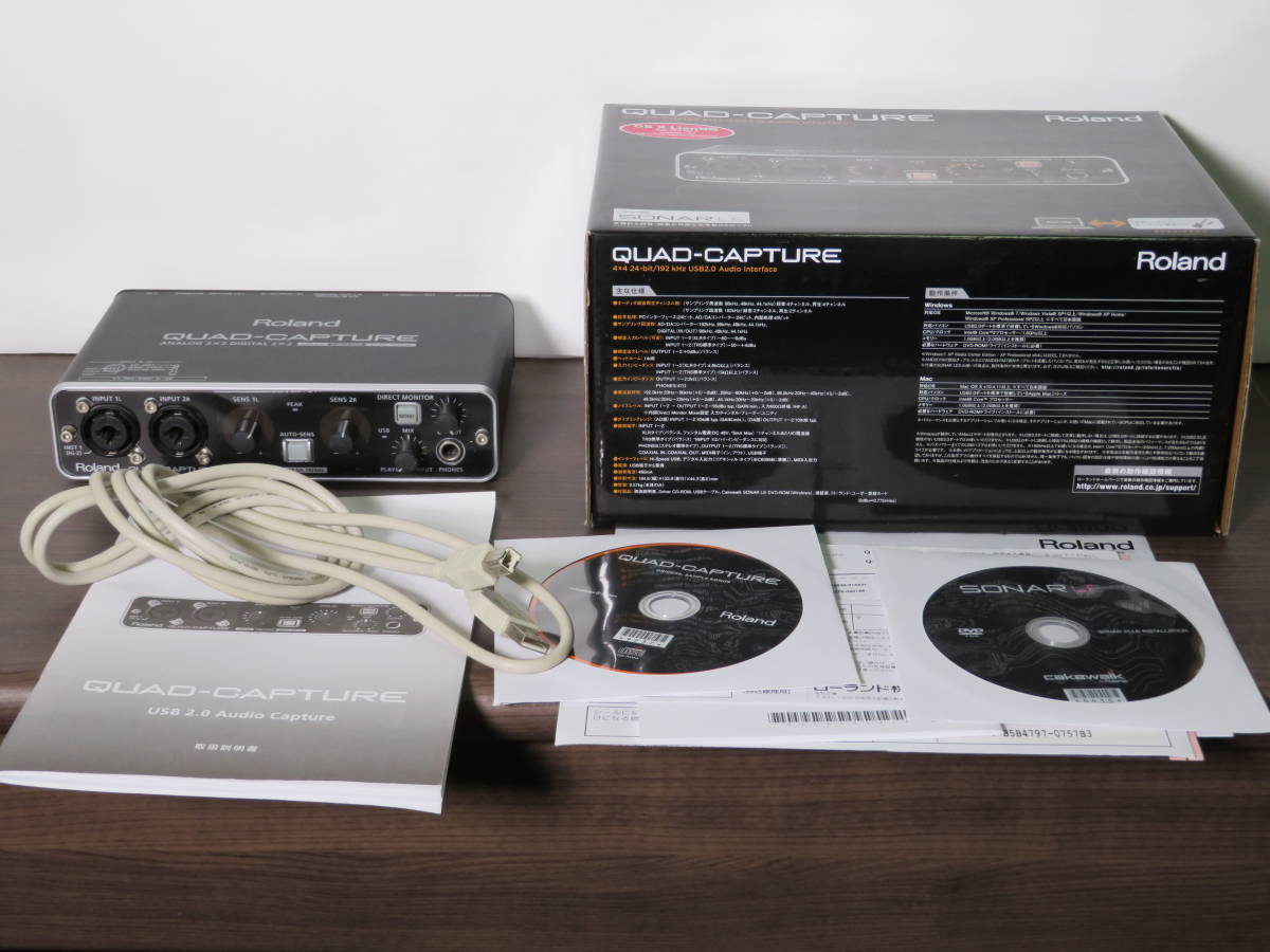 Roland UA-55 QUAD-CAPTURE Audio Interface USB Quad-Capture at kHz 
