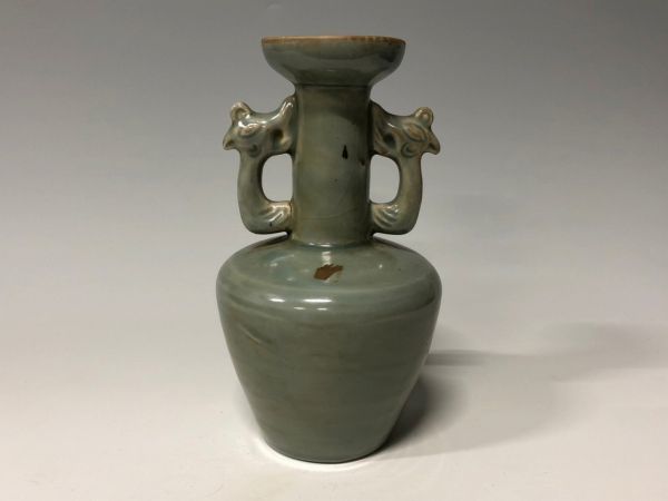 新作登場，安い Mn609 某G氏コレクター蒐集品 宋時代 官窯 龍泉窯 青磁 鳳凰耳付花瓶 中国美術 古作時代唐物 Chinese Art(宋)｜売買されたオークション情報、yahooの商品情報をアーカイブ公開 - オークファン 宋