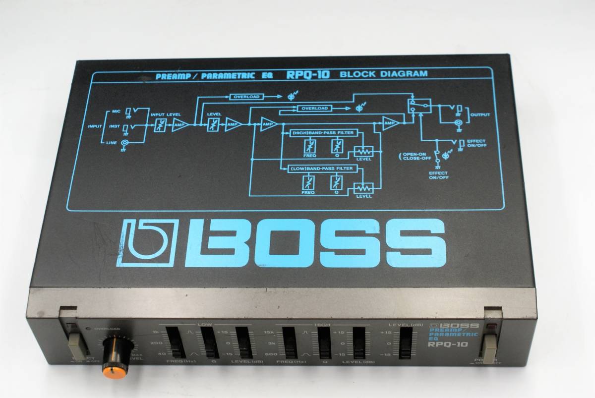 RPQ-10 Boss Preamp EQ Parametric Rack - Micro プリアンプ BOSS