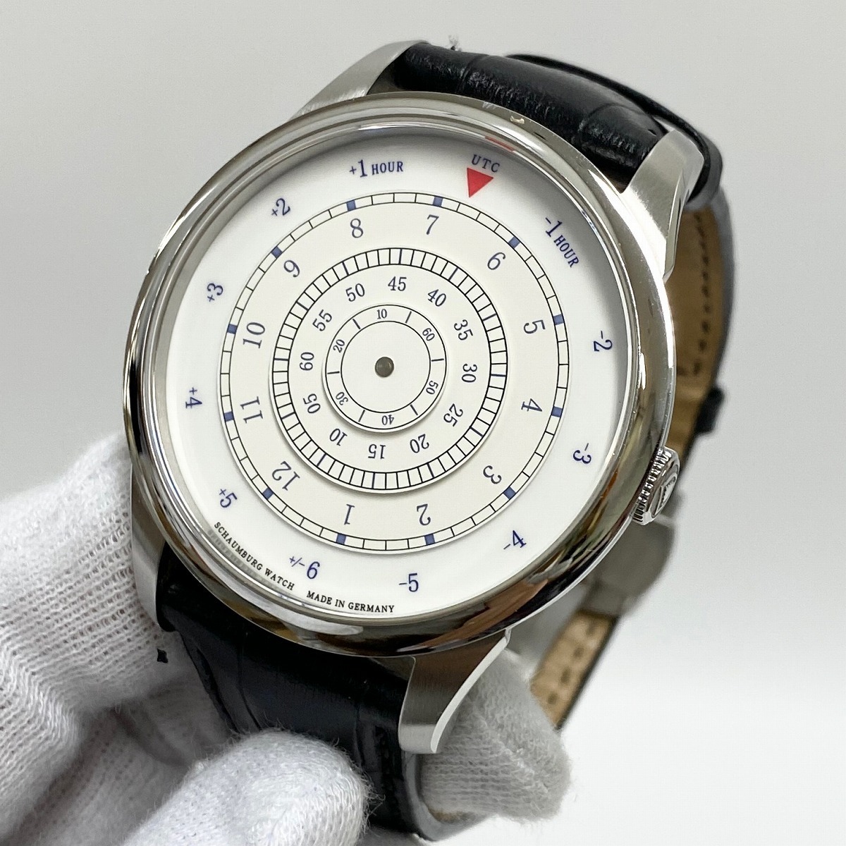 中古】SCHAUMBURG WATCH 腕時計 DISK 1 自動巻き シャウボーグ 