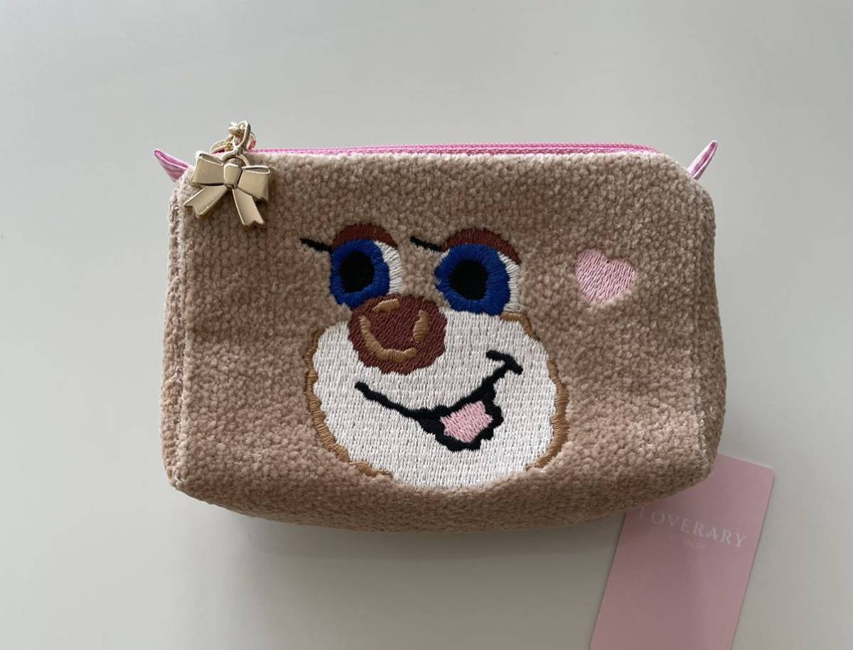 L 字 テディ フェイラー ポーチ 新品 FEILER ドアップテディガール