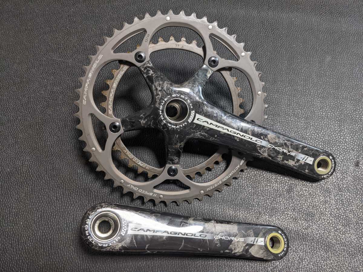  カンパニョーロ コーラス 11速 170mm 52/39T Campagnolo Chorus(セット)｜売買されたオークション情報、yahooの商品情報をアーカイブ公開 - オークファン セット