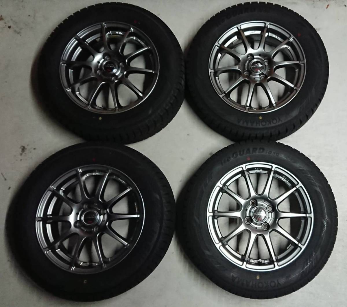 スタッドレスタイヤ ホイールセット　185/65R15　YOKOHAMA　IG60