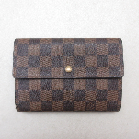 LOUIS VUITTON ルイヴィトン ダミエ ポルトトレゾール エテュイ パピエ