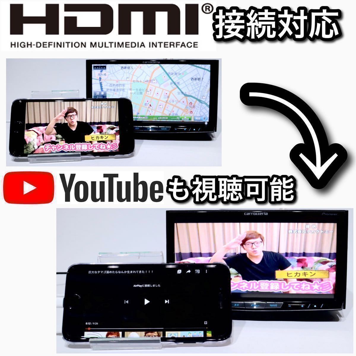動作確認済 カロッツェリア Bluetooth HDMI サイバーナビ フルセグ AVIC-ZH0007 サイバーナビ カロッツェリア カーナビ | carrozzeria