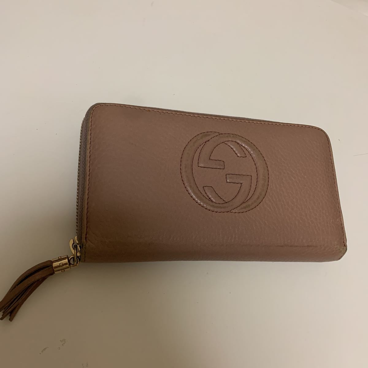 GUCCI グッチ ソーホー ラウンドファスナー 長財布(女性用財布)｜売買 