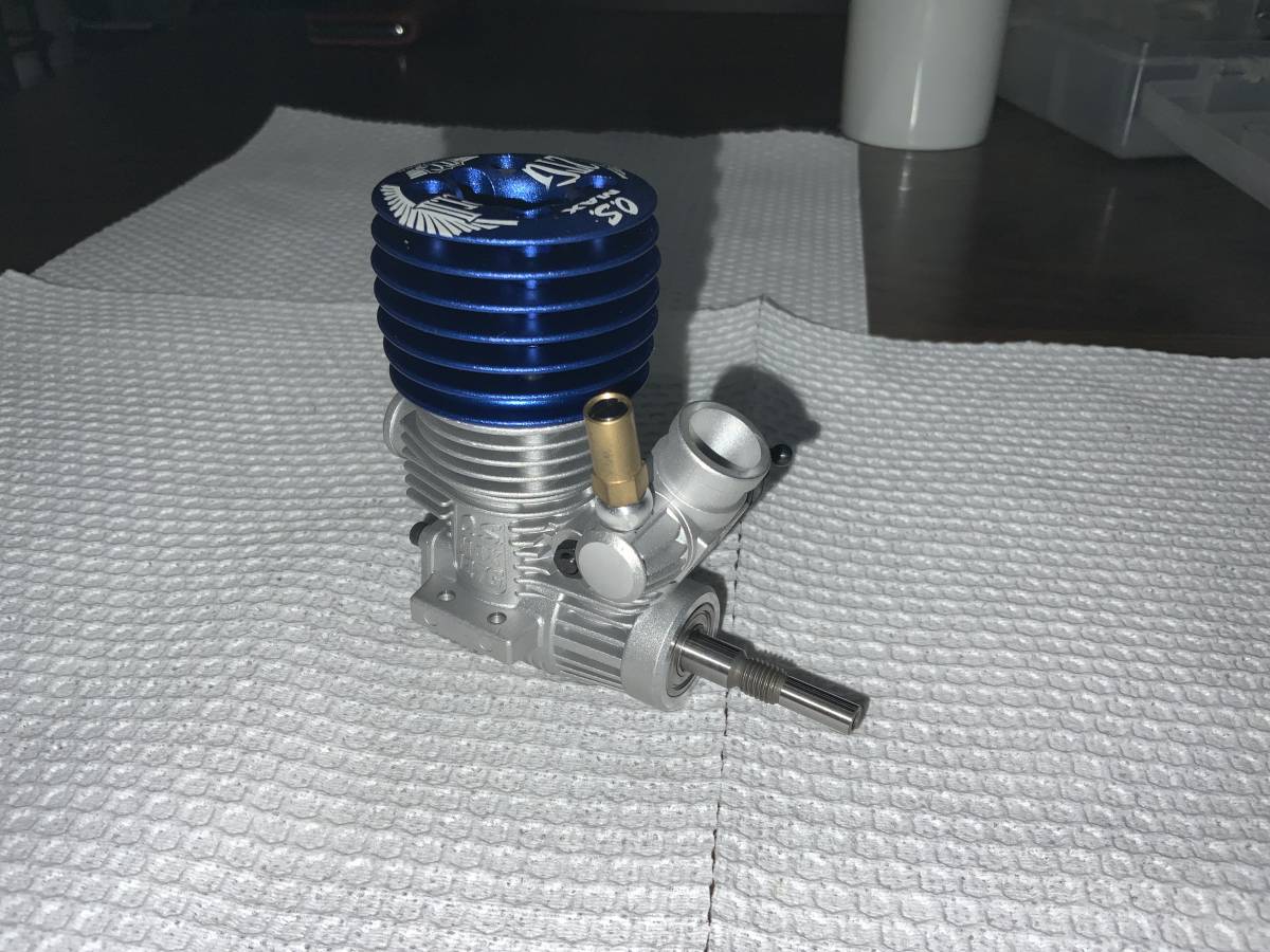 O.S.MAX 12TG VerⅡ エンジン 開封 シャーシ取り付けのみ 未使用品