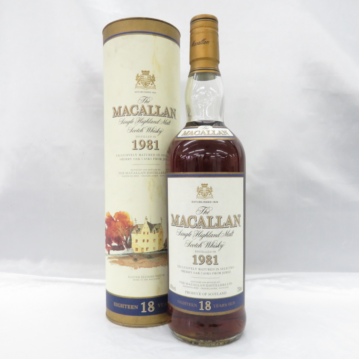 未開栓】The MACALLAN ザ・マッカラン 18年 シェリーオーク 1981