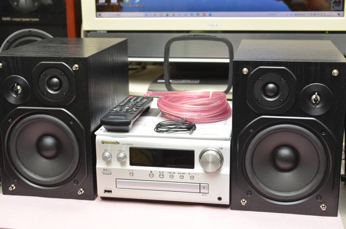 & Panasonic SC-PMX80 CDステレオシステム SA-PMX80 Bluetooth