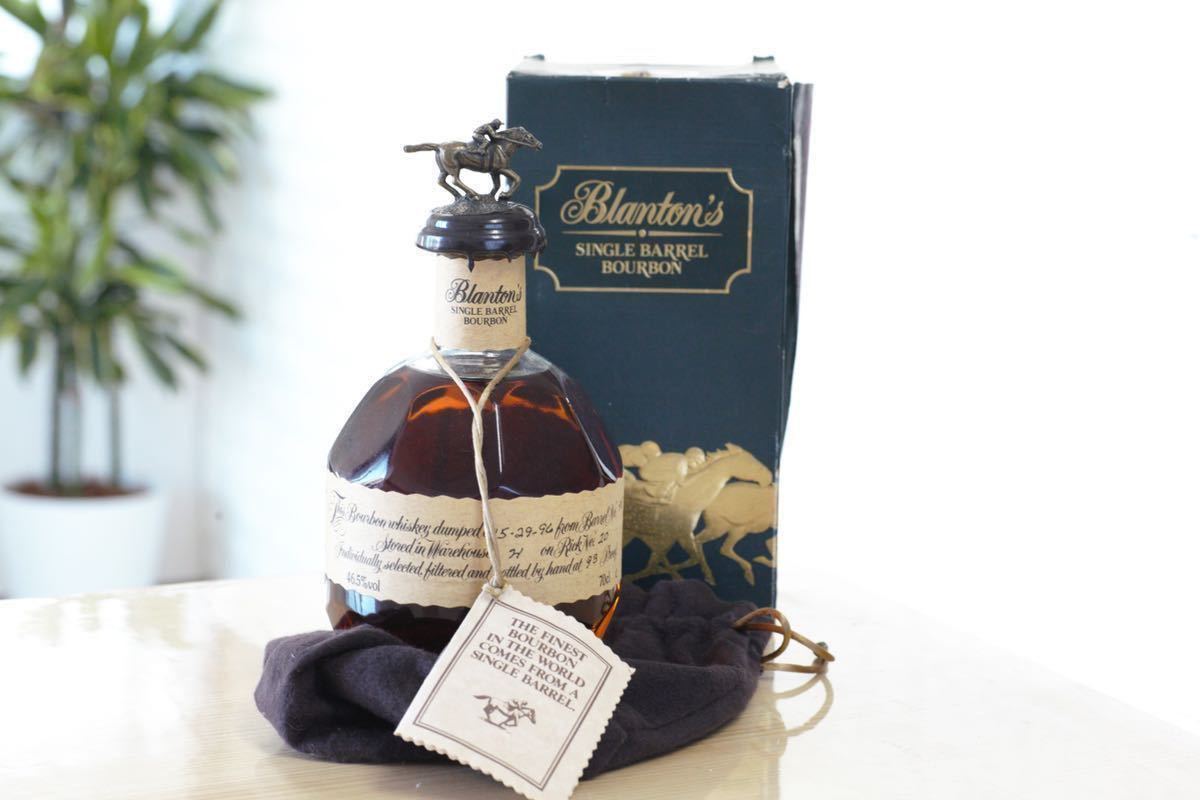 Blanton's ブラントン ※キャップ蝋取れ 箱難あり 数あるオークション中から