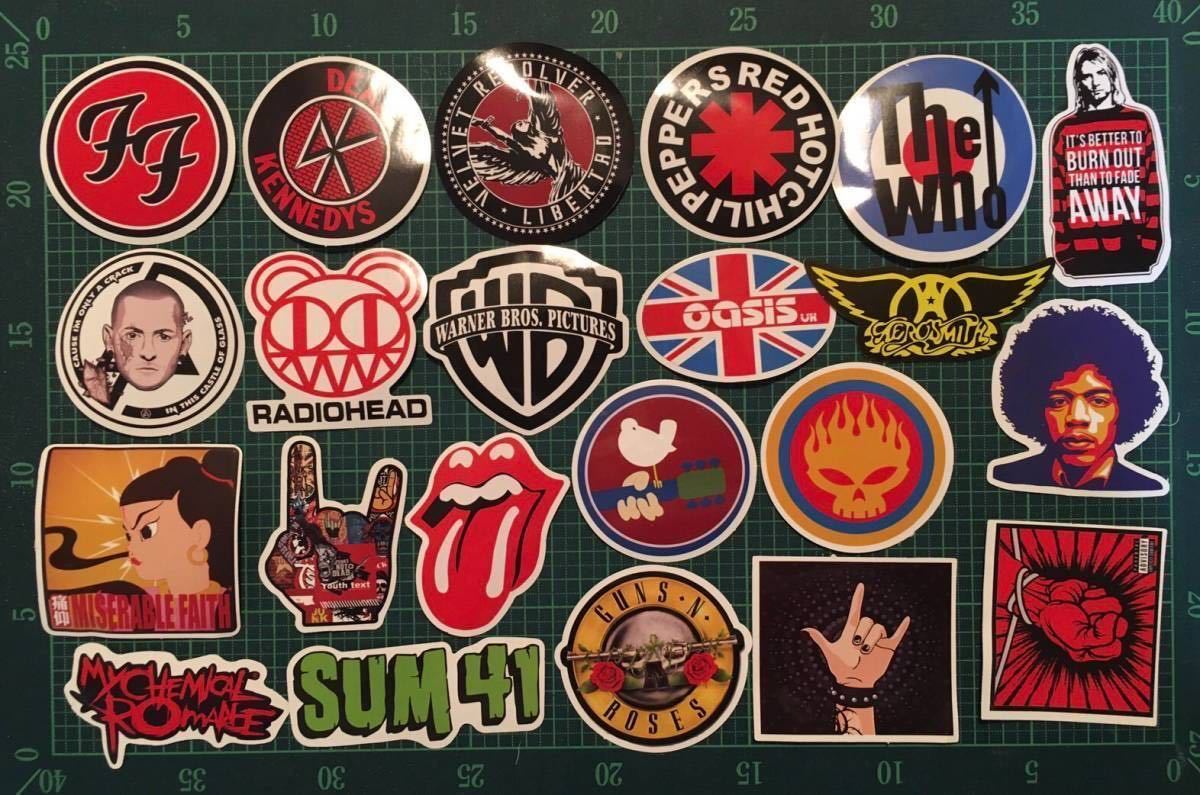 02番 洋楽 ロックバンド ステッカー 112枚 パンク 音楽 アメリカ シール スケーター スケボー 防水 テッカーボム デカール 旧車 雑貨 ステッカー デカール 売買されたオークション情報 Yahooの商品情報をアーカイブ公開 オークファン Aucfan Com