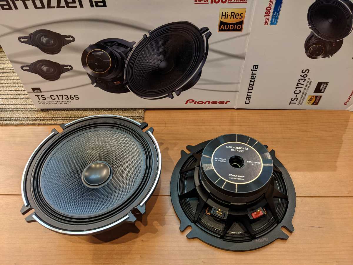 carrozzeria TS-C1736S セパレートスピーカー Pioneer Carrozzeria