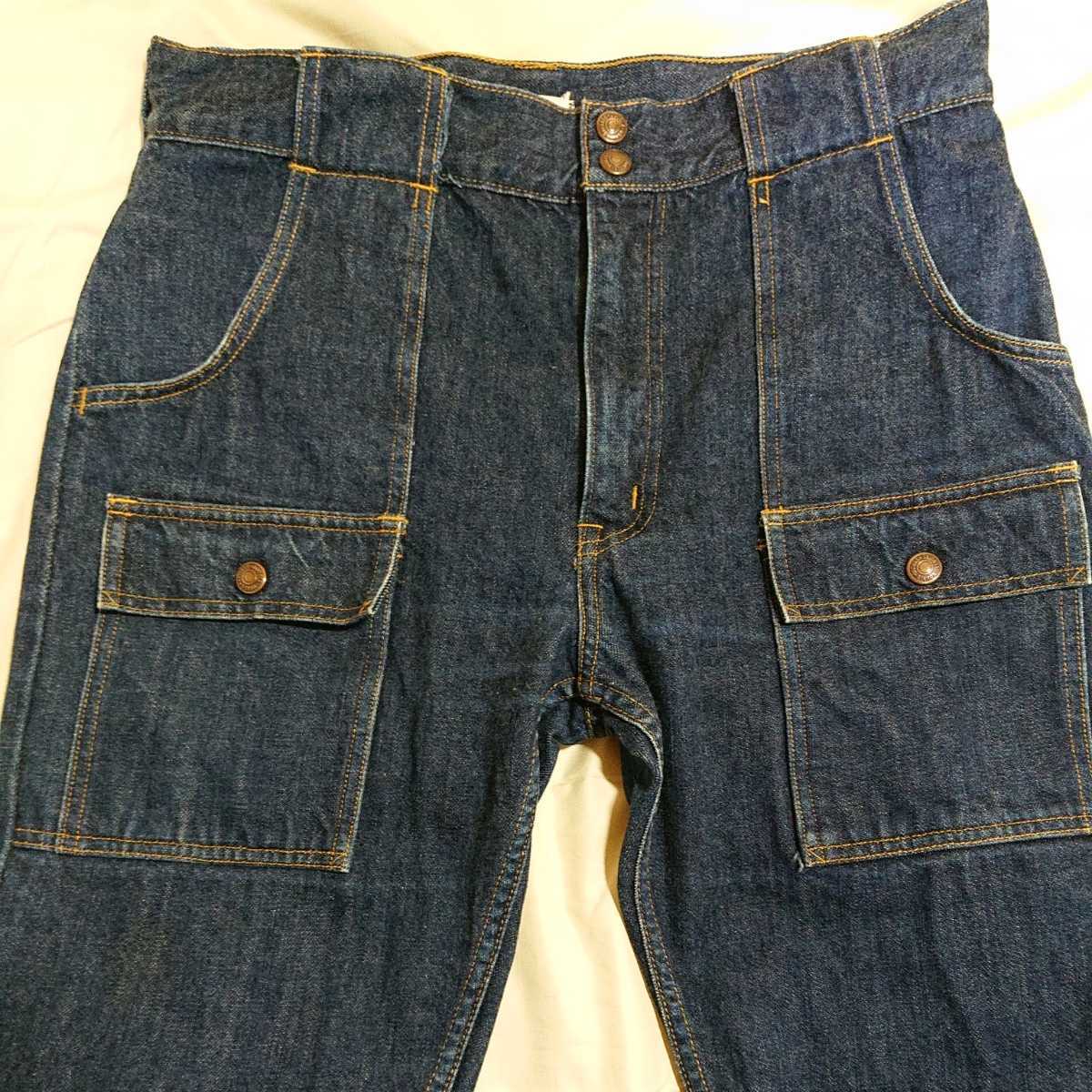 WAREHOUSE ダブルワークス デニムブッシュパンツ W32 日本製 WAREHOUSE 