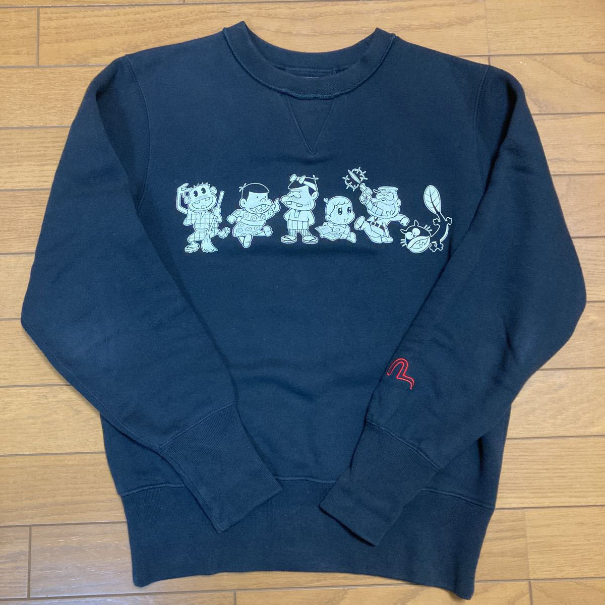 evisu.エヴィス.限定.コラボ.天才バカボン.スウェット.トレーナー.道楽 