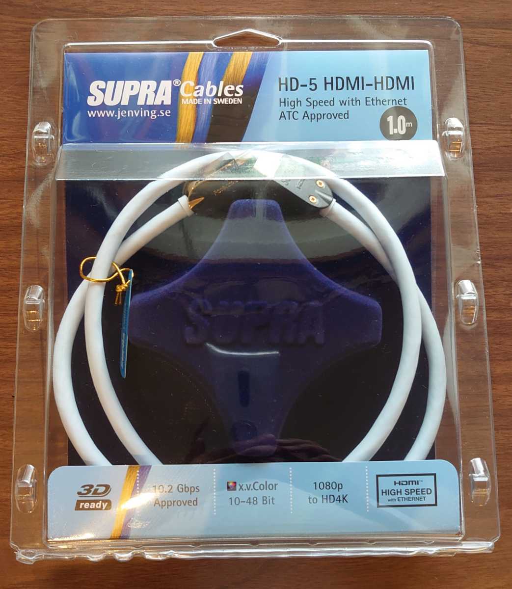 ☆ほぼ未使用！ SUPRA/スープラ 高品質・高音質HDMIケーブル