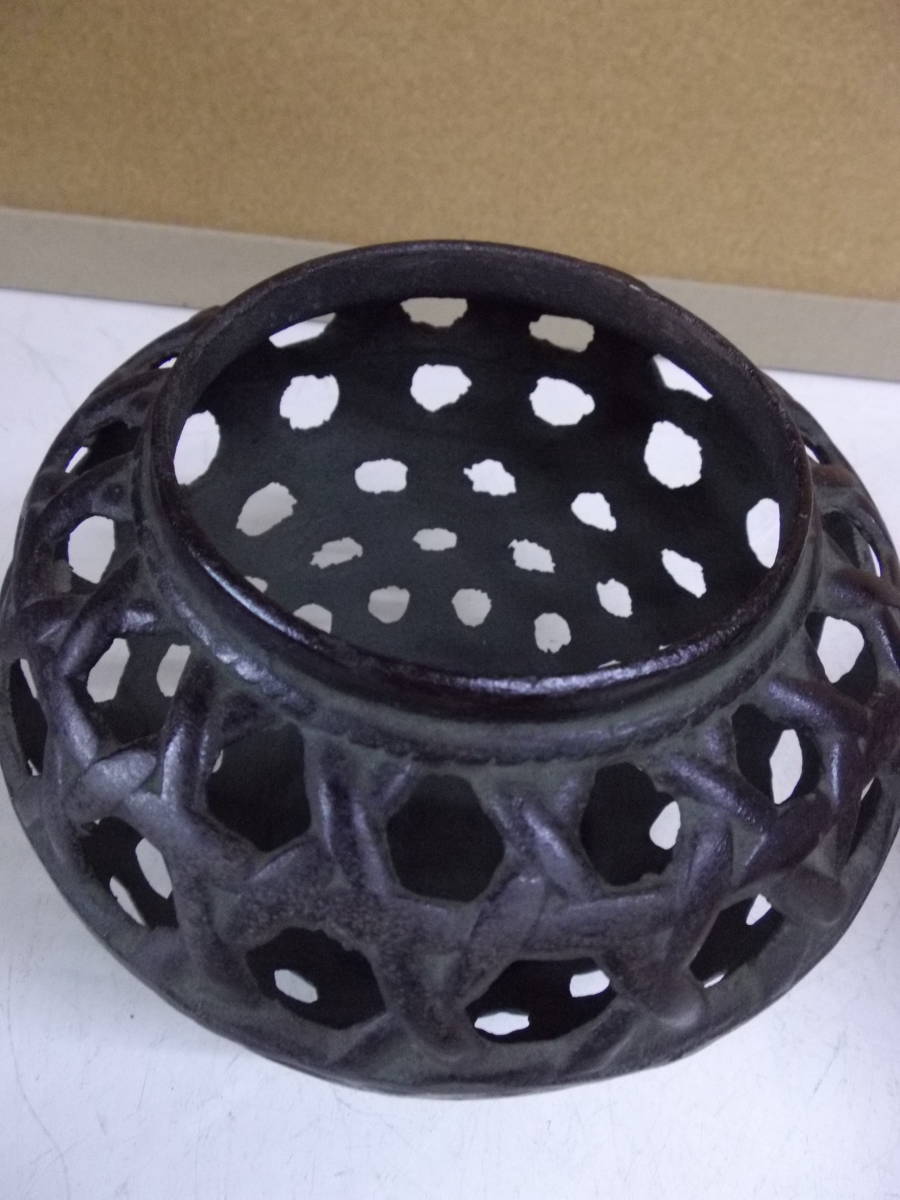 鋳鉄 鋳物 花車 花器 オブジェ 生け花 インテリア 置物 (鉄製)｜売買 