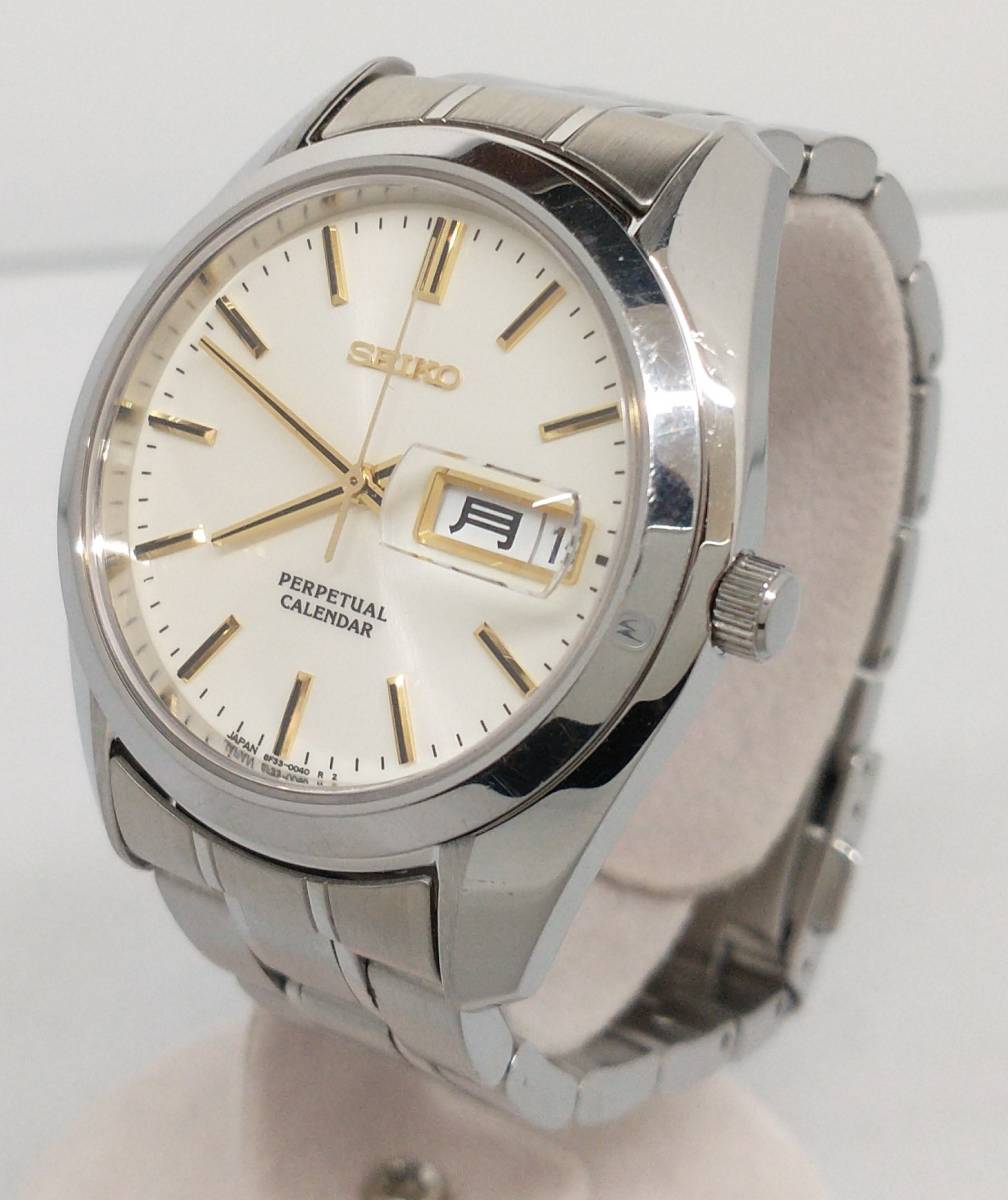SEIKO パーペチュアル カレンダー 8F33- 0040 稼働中 SEIKO