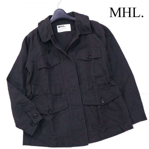 美品☆ MHL. マーガレットハウエル 通年 コットン&リネン♪ ミリタリー 