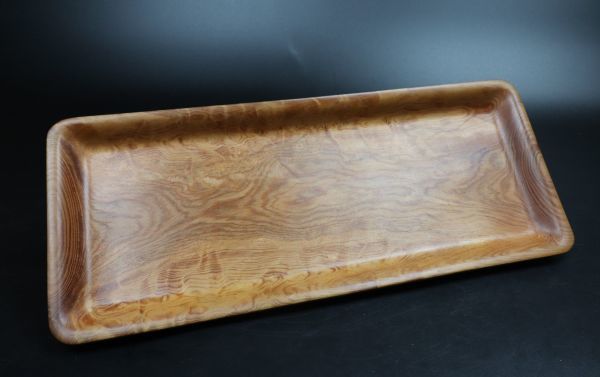 安い，大人気 煎茶道具 肥松 金襴杢 長方盆 煎茶盆 TK143
