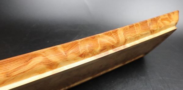 安い，大人気 煎茶道具 肥松 金襴杢 長方盆 煎茶盆 TK143