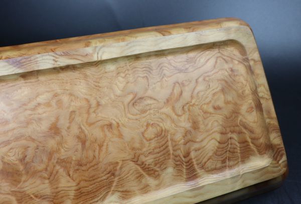 安い，大人気 煎茶道具 肥松 金襴杢 長方盆 煎茶盆 TK143
