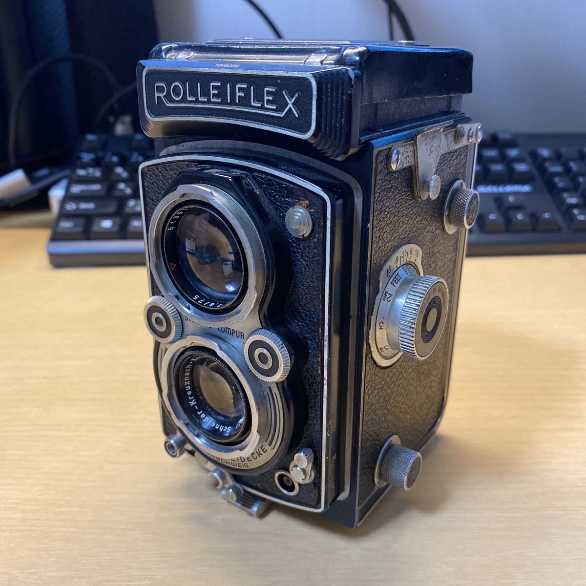 ROLLEIFLEX V型 MX 75mm F3.5 Rolleiflex 75mm Tessar 3.5E 二眼 CLA'd