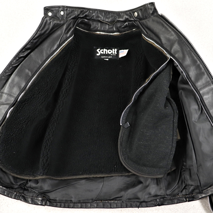 相場価格￥119，900- 美品 USA アメリカ製 SCHOTT ショット #641E 牛革