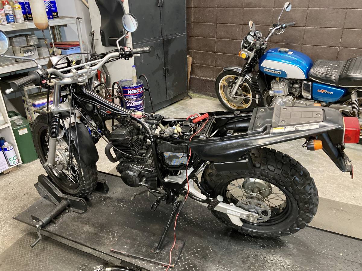YAMAHA TW200 1型 セルキック フルノーマル車 動画あり 整備済 神奈川