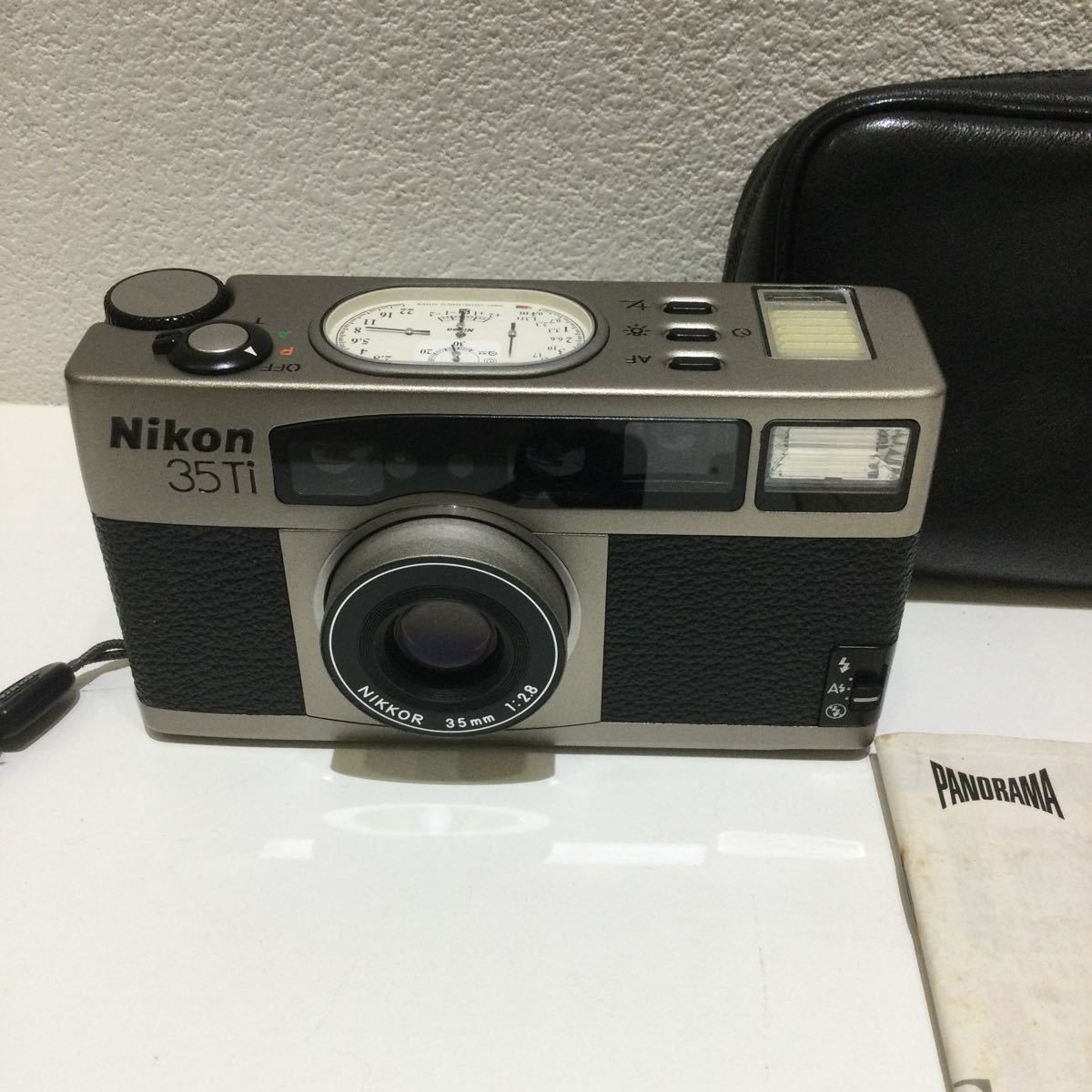 #3911 Nikon 35Ti 欠品のためジャンク Nikon 35Ti コンパクトフィルムカメラ Yahoo!オークション 「nikon