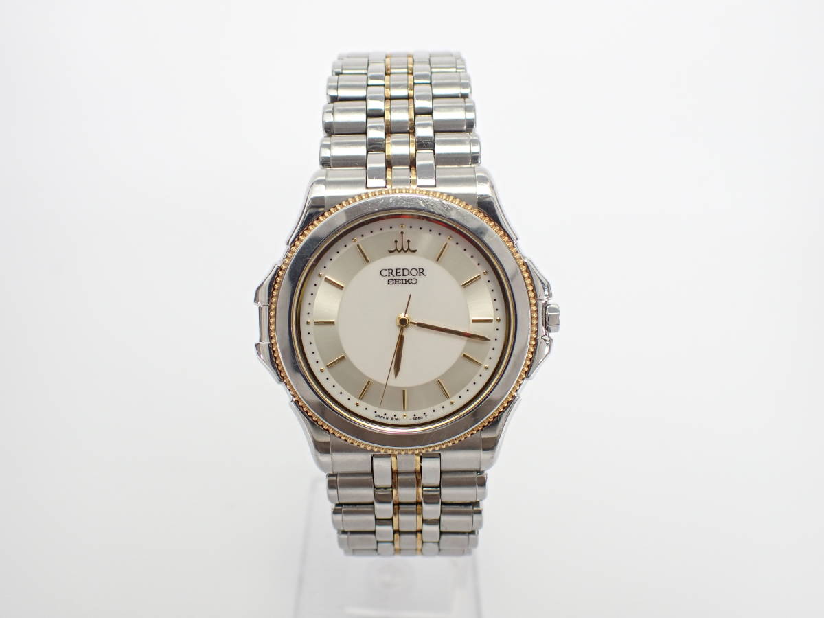 SEIKO セイコー CREDOR クレドール 8J81-6A20 18KT 腕時計 メンズ 