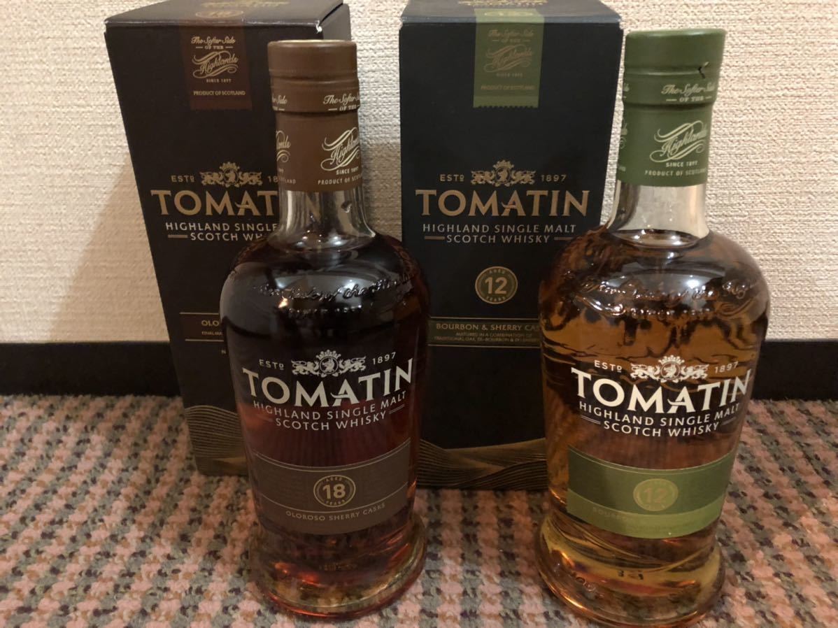 トマーティン 12年 43% 700ml 箱付 2本セット TOMATIN TOMATIN