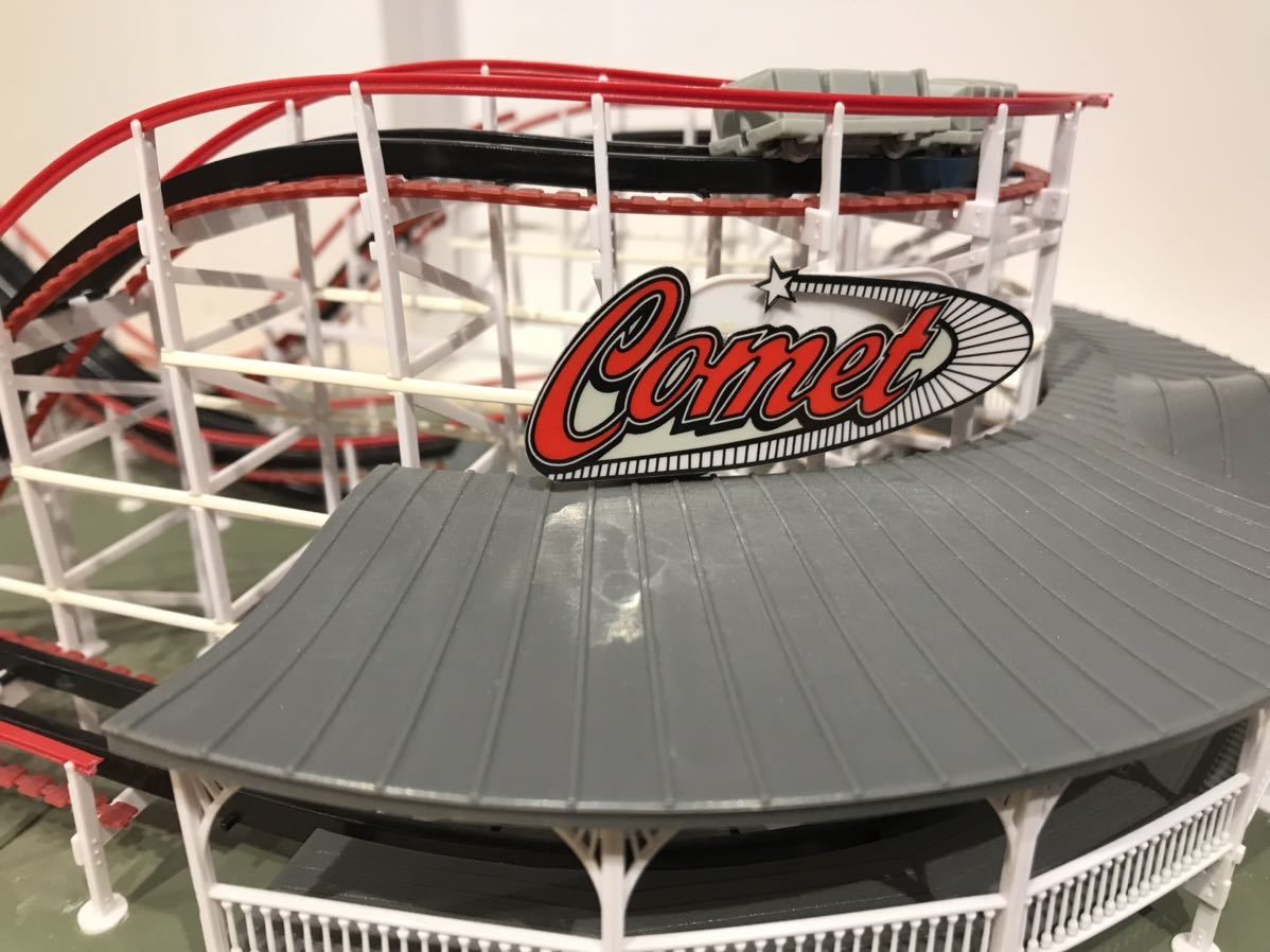 希少 ジェットコースター ジオラマ HOゲージ ジャンク ローラーコースター 模型 鉄道模型 テーマパーク 現状 遊園地 