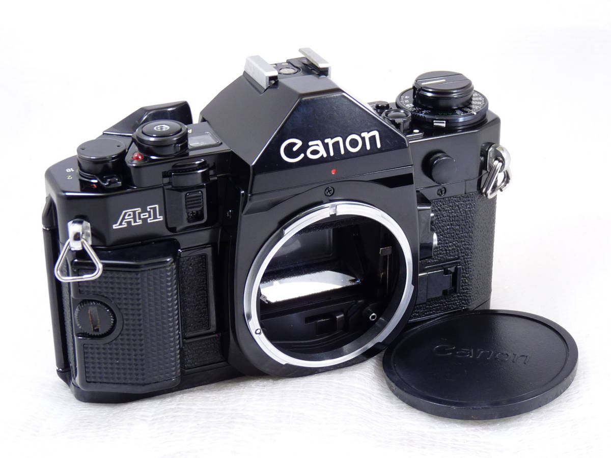 整備済 完動 Canon A-1 ボディ Black 露出計OK AE機能OK 専門店整備済み】Canon A-1 完動整備済み良品 ☆良品☆ CANON 【公式通販】