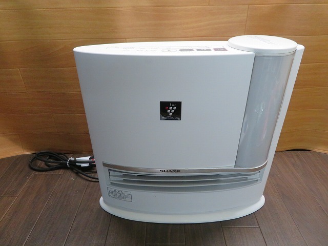 E SHARP 加湿セラミックファンヒーター HX-L120-W 20年製 0014337(電気 