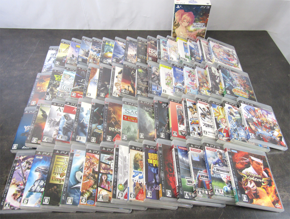 プレイステーション Ps3 ソフト 63本まとめて アクション シミュレーション 格闘 アサクリ ダークソウル Gta バーチャファイター 他 アクション 売買されたオークション情報 Yahooの商品情報をアーカイブ公開 オークファン Aucfan Com
