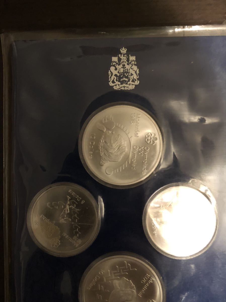 銀貨 カナダ モントリオール オリンピック 1976年 五輪 記念硬貨