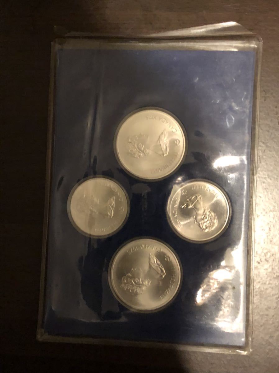 銀貨 カナダ モントリオール オリンピック 1976年 五輪 記念硬貨