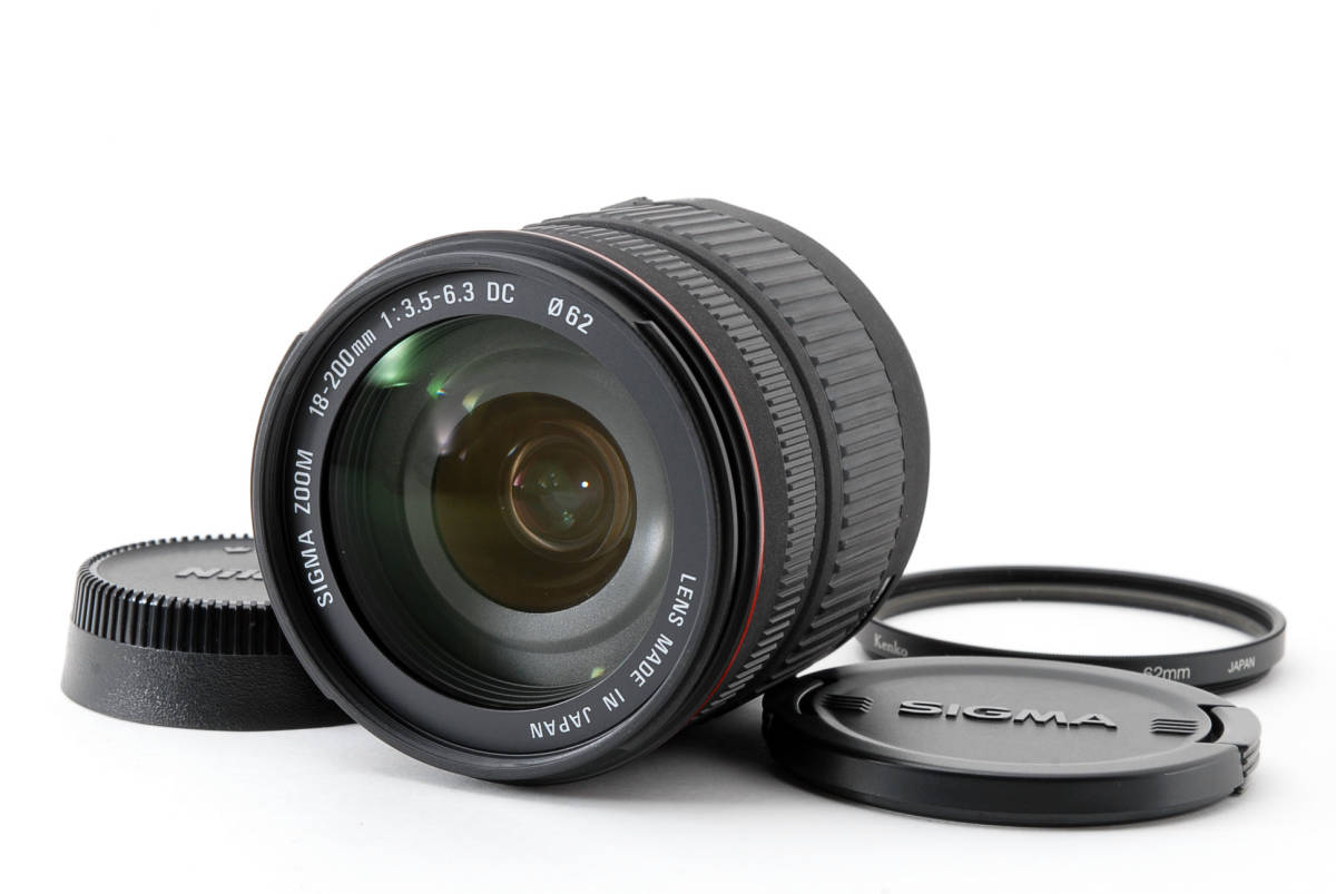 シグマ SIGMA ZOOM 18-200mm DC OS キヤノン用 SIGMA シグマ zoom 18-200mm F3.5-6.3 DC NIKON用 DC 18-200mm シグマ