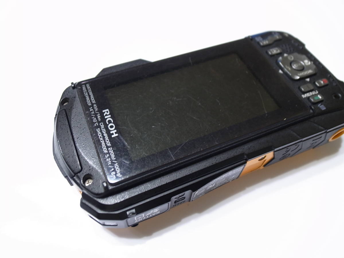 RICOH WG-50 オレンジ//14m防水 電子顕微鏡モード/Full HD動画 ③